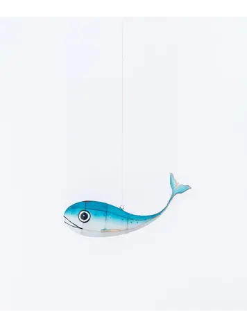 Petit Pan Decoration Baleine - Bleu