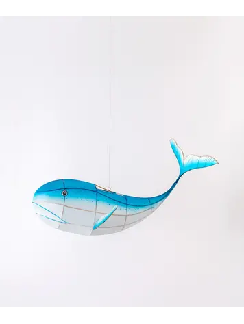 Petit Pan Pendant Lamp Whale - Bleu
