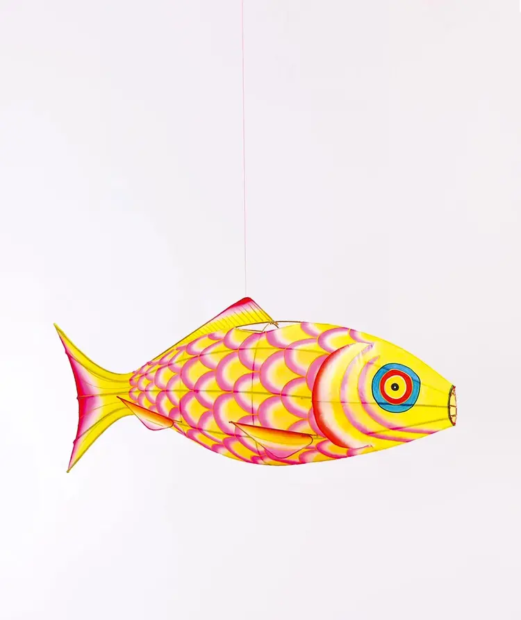 Petit Pan Pendant Lamp Carp - Geel S