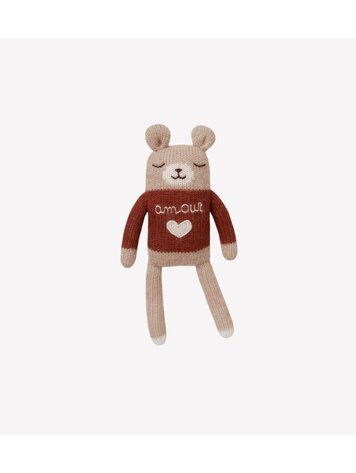 Main Sauvage Teddy Knit Toy - Amour