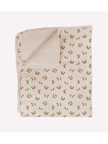 Main Sauvage Quilted Blanket - Cherry