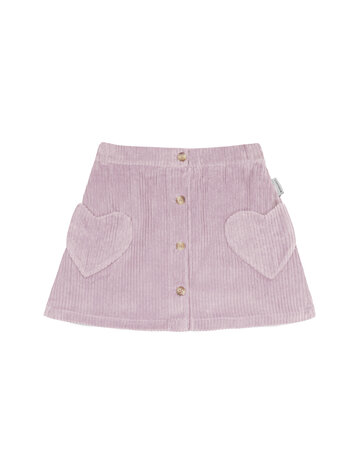Mipounet Cuore Corduroy Skirt - Mauve