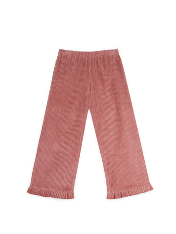 Mipounet Cuore Corduroy Pant - Faded Rose