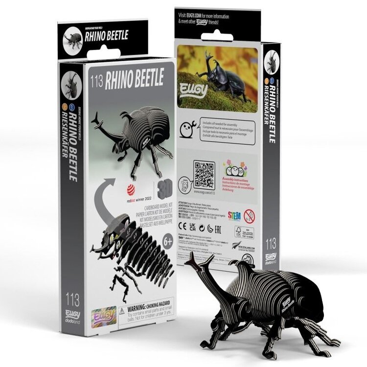 3D Kit Cardboard - Rhinoceros Beetle