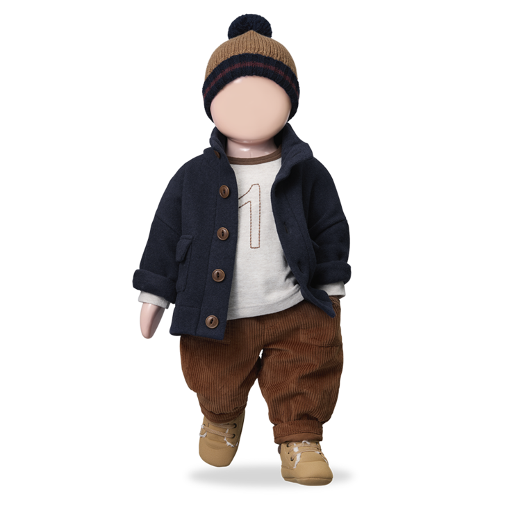 1+ in the family Louis Lined Pants - Castagna