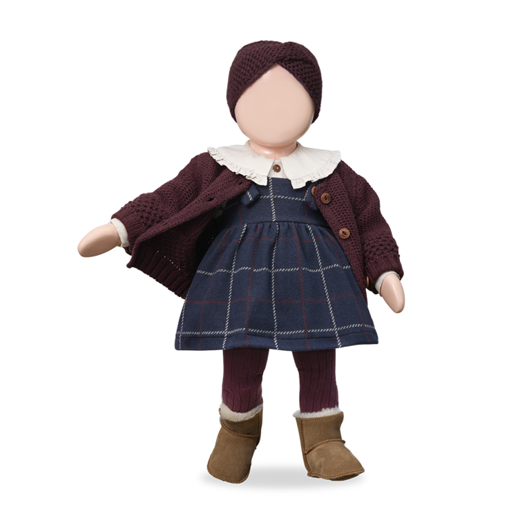 1+ in the family Nina Overall Skirt - Dark Blue