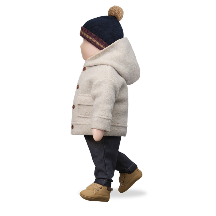 1+ in the family Elias Hooded Jacket - Tortora