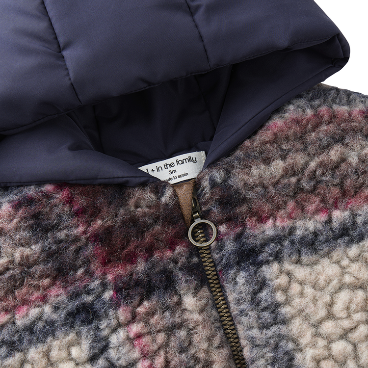 1+ in the family Hans Hooded Jacket - Dark Blue