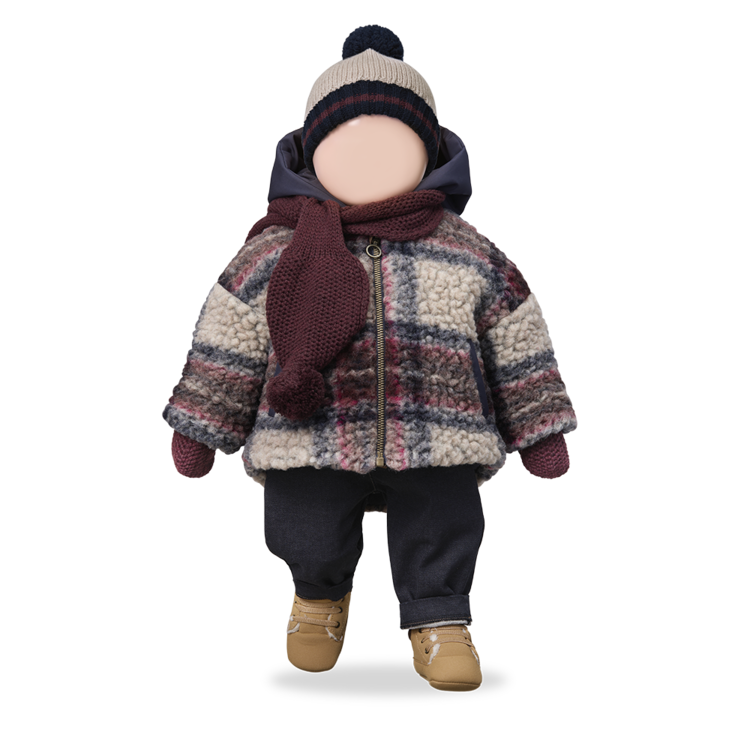 1+ in the family Hans Hooded Jacket - Dark Blue