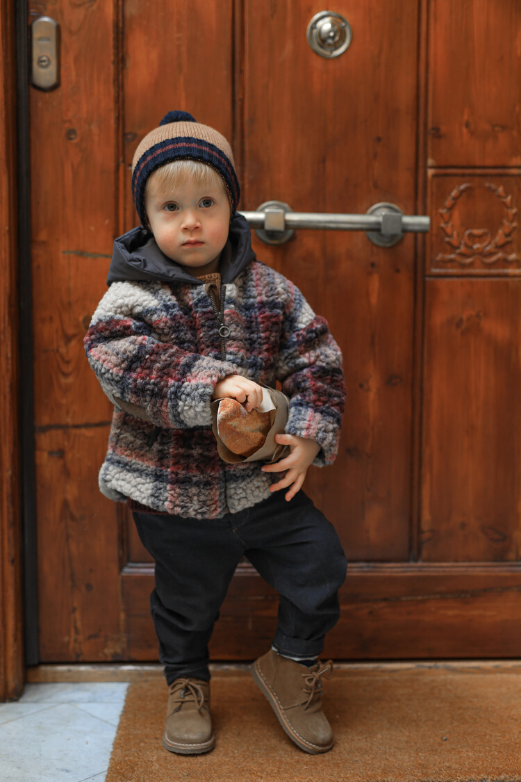 1+ in the family Hans Hooded Jacket - Dark Blue