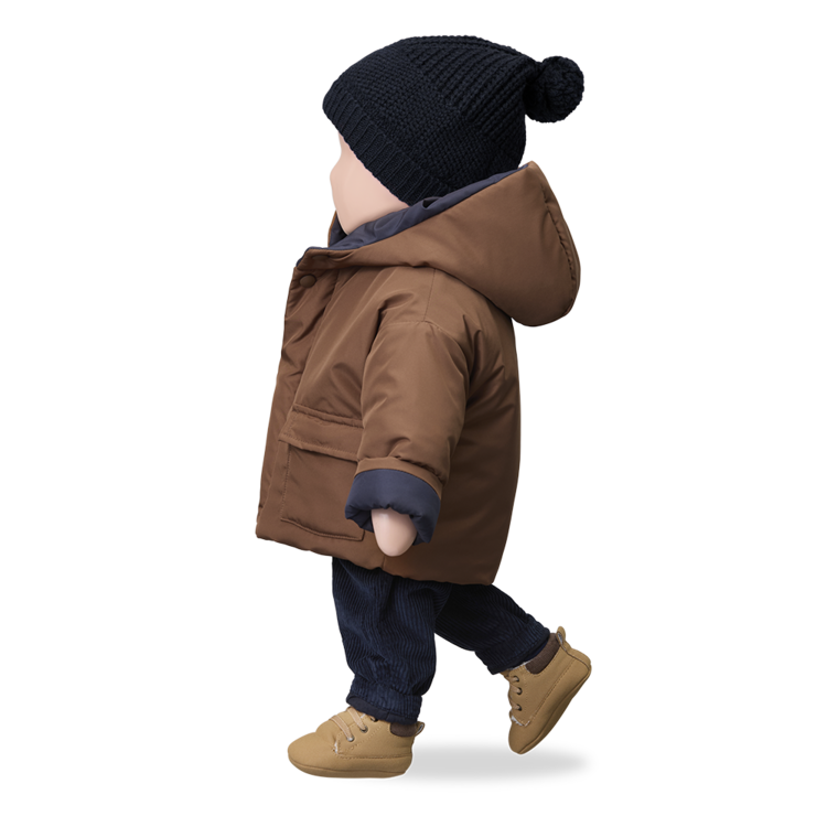 1+ in the family Oskar Padded Jacket - Castagna