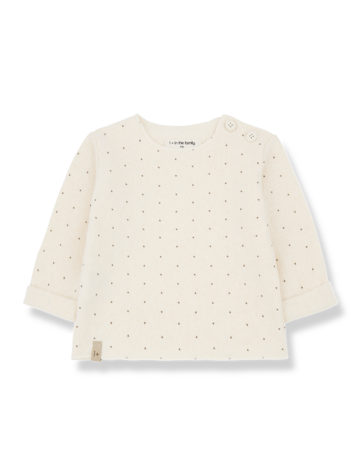 1+ in the family Jutta L. Sleeve T-shirt - Ecru