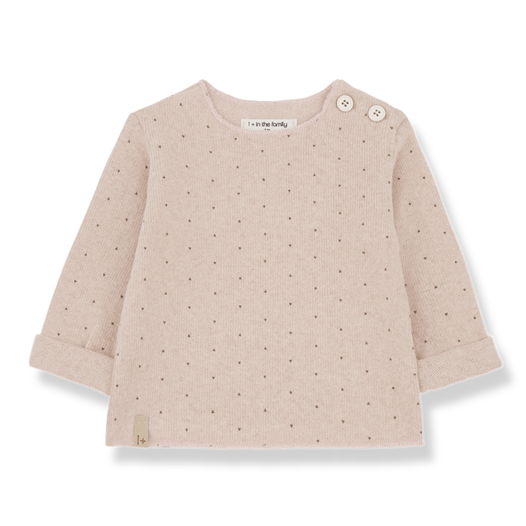 1+ in the family Jutta L. Sleeve T-shirt - Nude