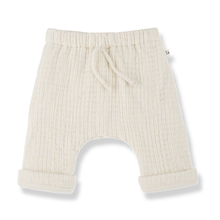 1+ in the family Ramon Lined Pants - Ecru