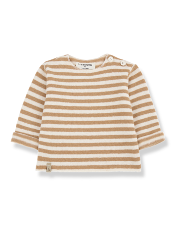 1+ in the family Aubin L. Sleeve T-shirt - Biscotto