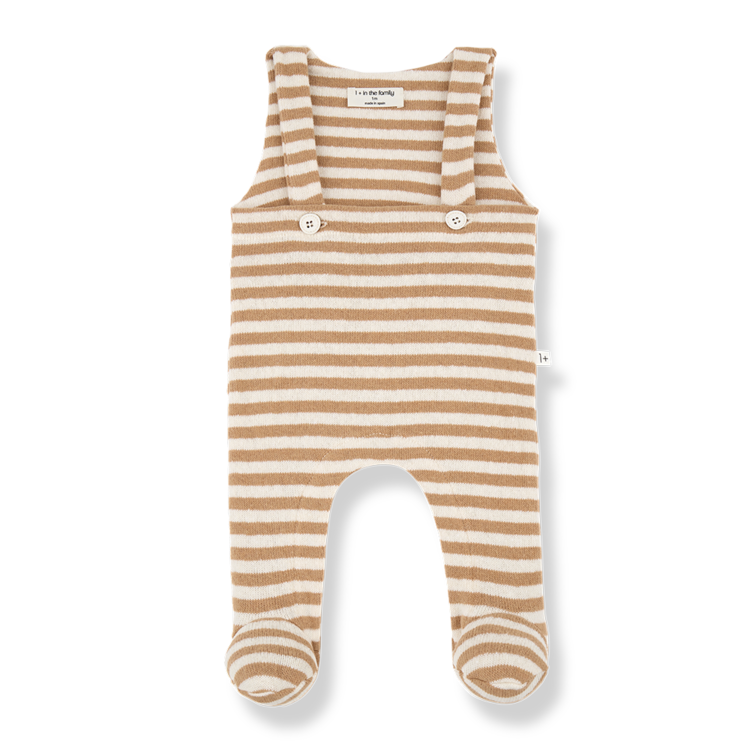 1+ in the family Francois Overall w/Feet - Biscotto