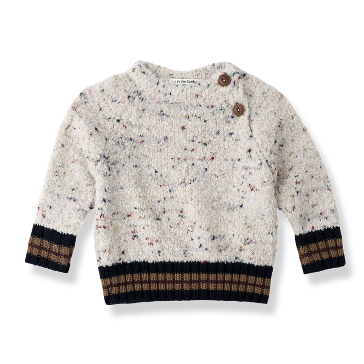 1+ in the family Ander Sweater - Rice