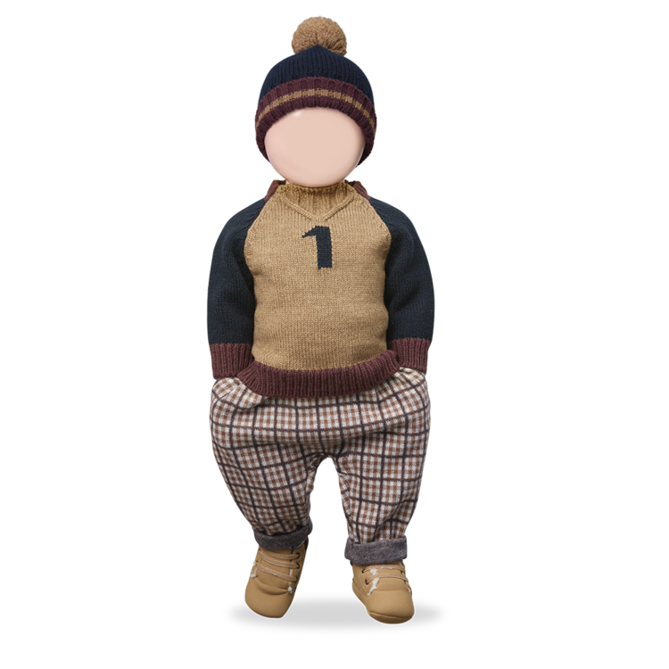 1+ in the family Patrick Sweater - Castagna