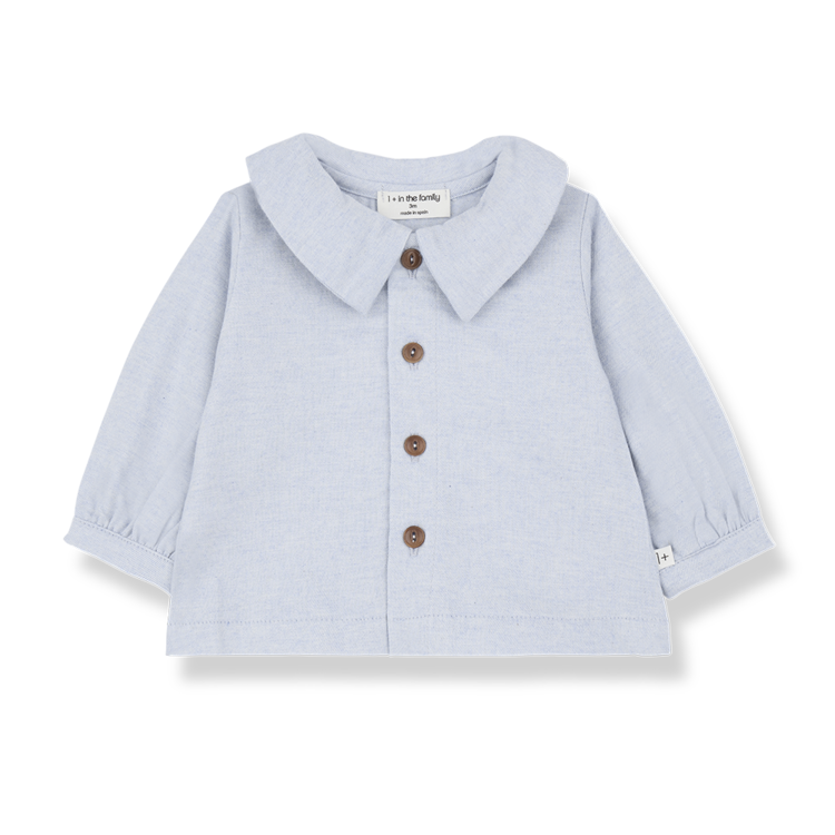1+ in the family Nadia Collar Blouse - Blue
