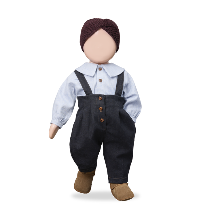 1+ in the family Nadia Collar Blouse - Blue