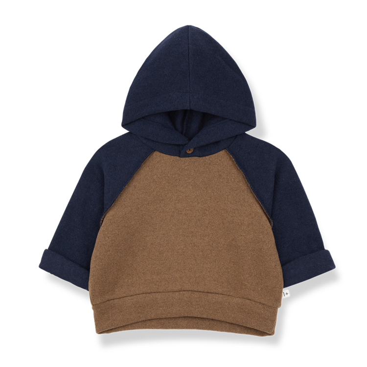 1+ in the family Hakon Hooded Sweater - Castagna