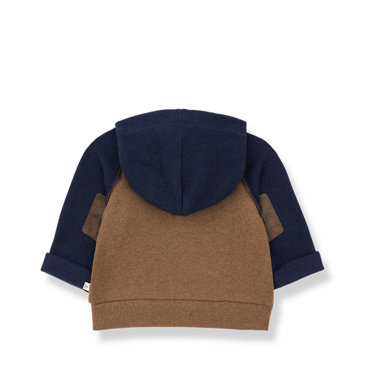 1+ in the family Hakon Hooded Sweater - Castagna