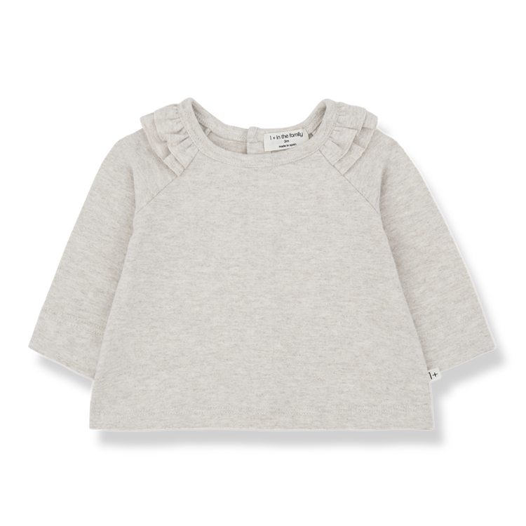 1+ in the family Brigitte Girly T-shirt - Rice