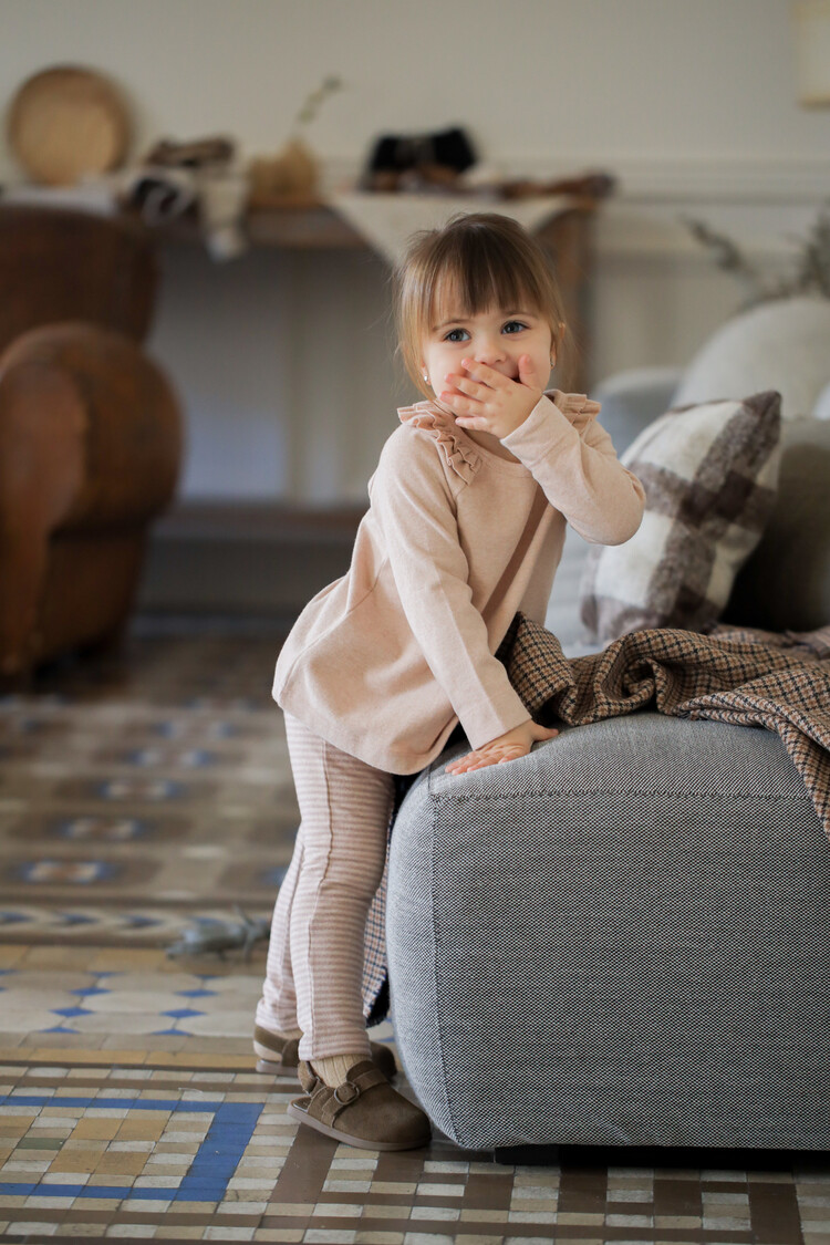 1+ in the family Brigitte Girly T-shirt - Nude