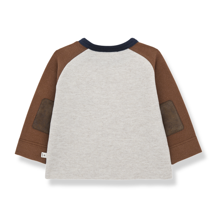 1+ in the family Paul Ranglan T-shirt - Castagna