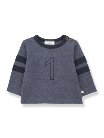 1+ in the family Franz Number One T-shirt - Denim