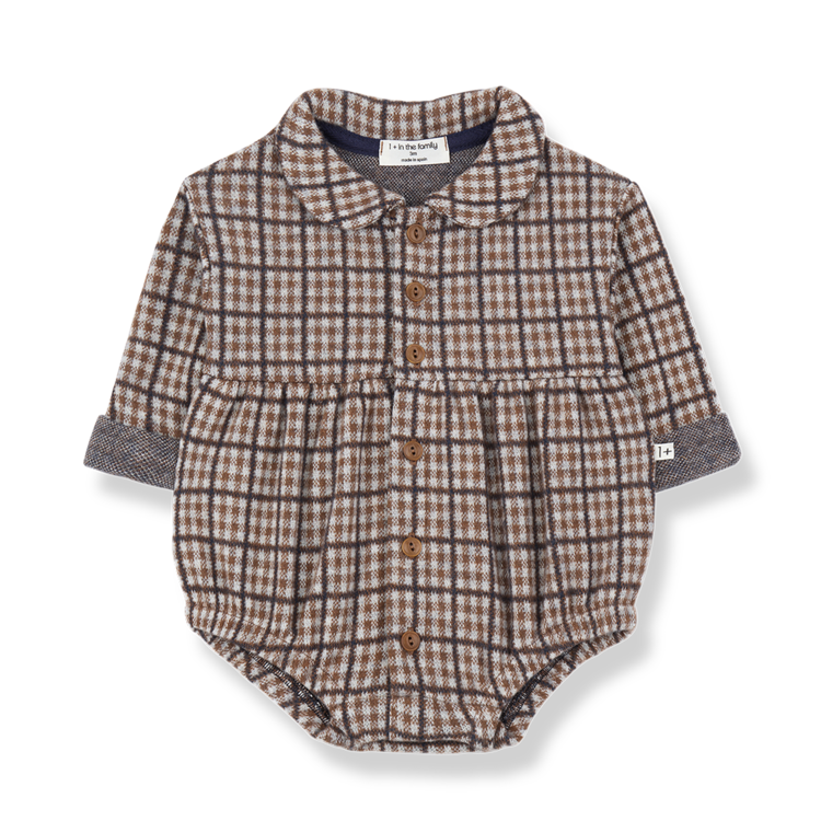 1+ in the family Moritz Romper - Castagna