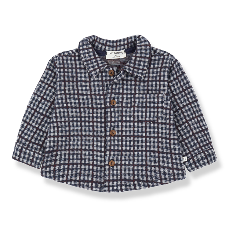 1+ in the family Conrad Shirt - Dark Blue