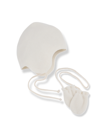 1+ in the family Tanit Beanie & Mittens - Ecru