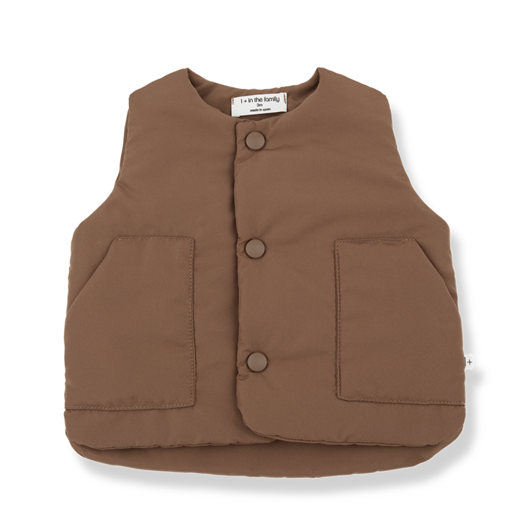 1+ in the family Magnus Padded Vest - Castagna