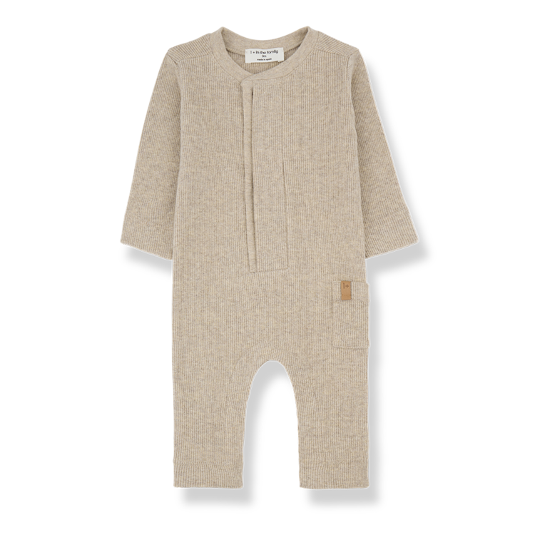 1+ in the family Tim Jumpsuit - Tortora