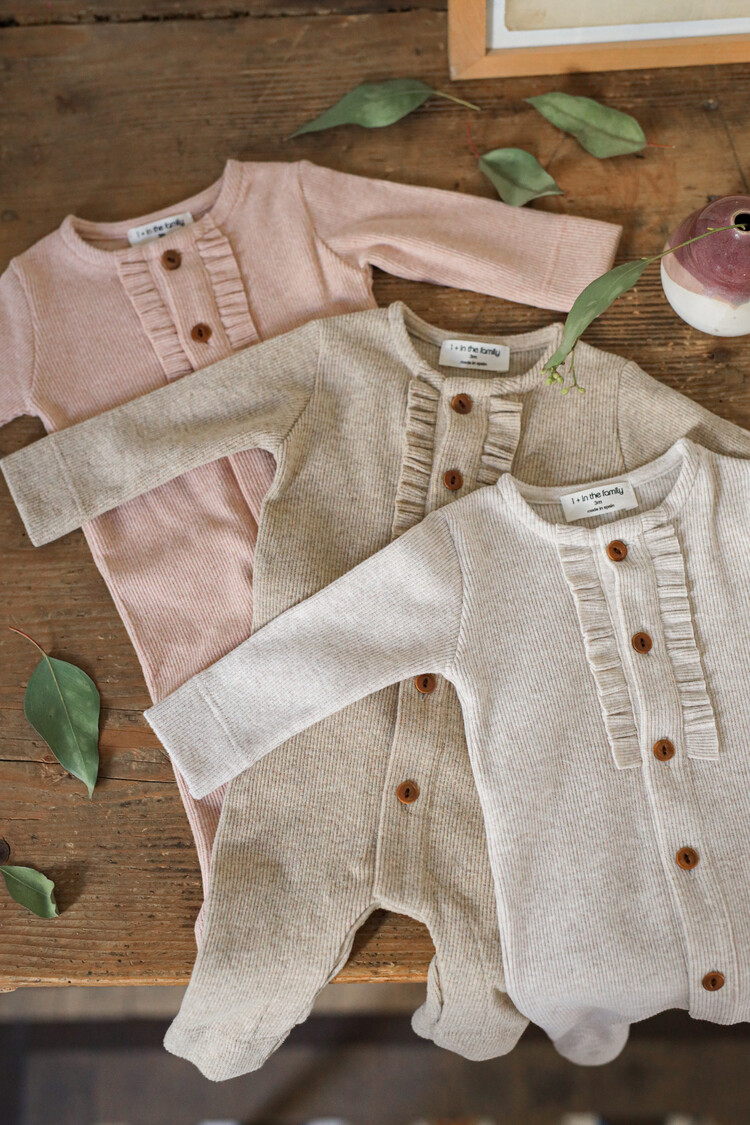 1+ in the family Elsa Girly Jumpsuit - Nude