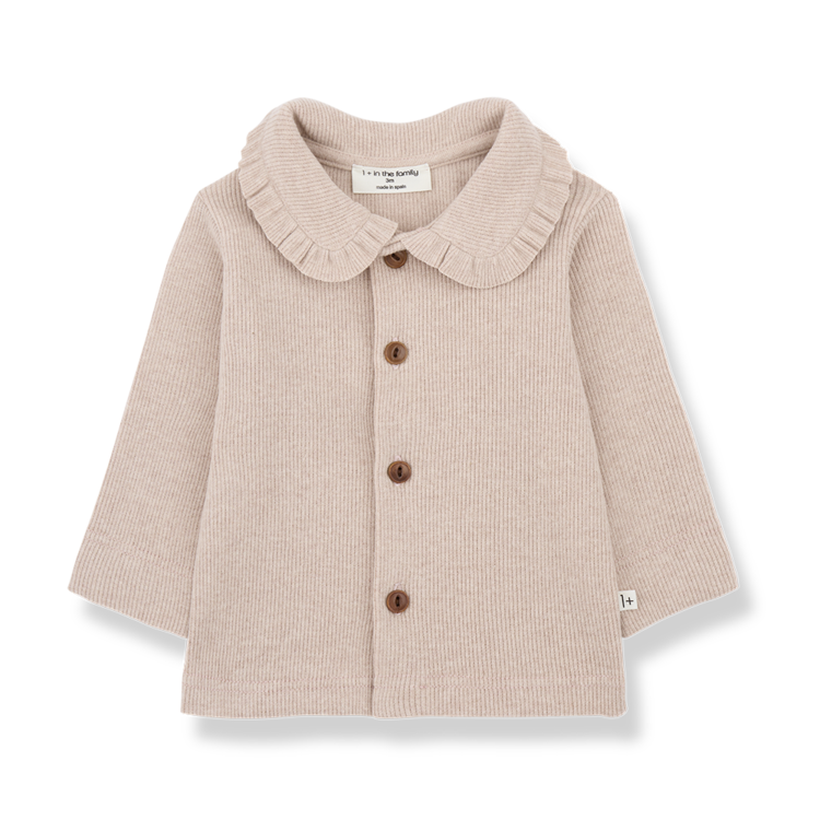 1+ in the family Gisela Collar Blouse - Nude