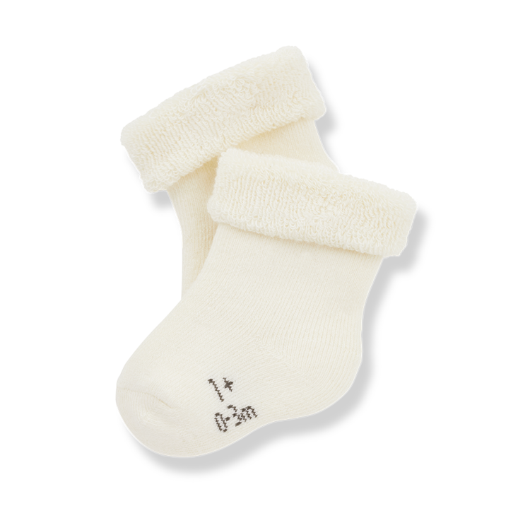 1+ in the family Gil socks - Ecru