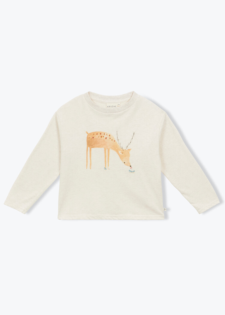 Arsène & Les Pipelettes Galith T-shirt - Sand Chine
