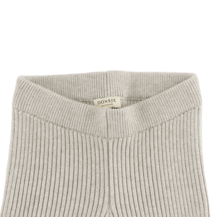 Donsje Amsterdam Yven Trousers - White Sand Melange