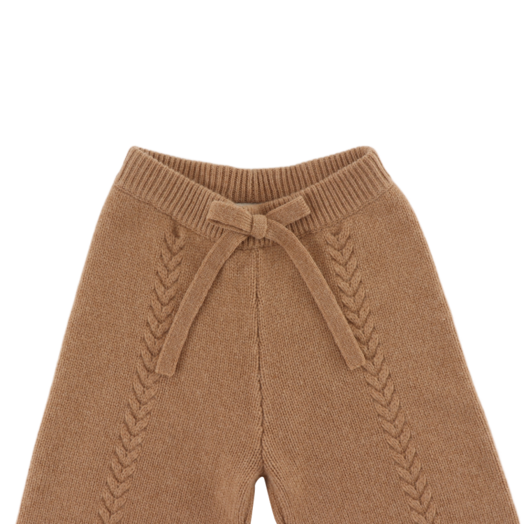 Donsje Amsterdam Sulien Merino Wool Trousers - Hazelnut