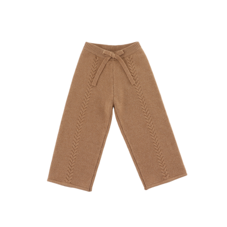 Donsje Amsterdam Sulien Merino Wool Trousers - Hazelnut