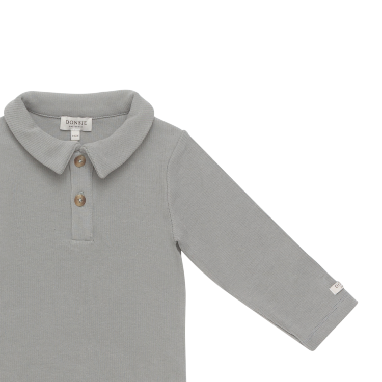 Donsje Amsterdam Paulo Bodysuit - Lava Grey