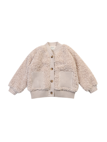 Donsje Amsterdam Olaan Cardigan - Taupe Teddy