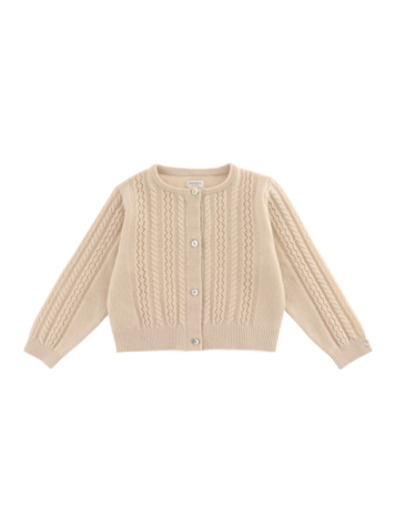 Donsje Amsterdam Danik Merino Wool Cardigan - Soft Sand