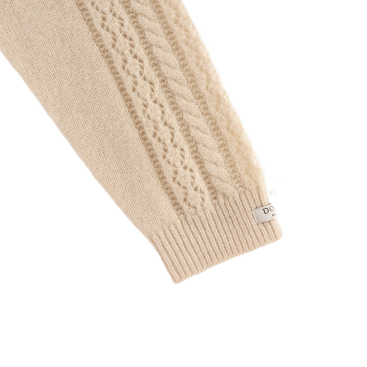 Donsje Amsterdam Danik Merino Wool Cardigan - Soft Sand