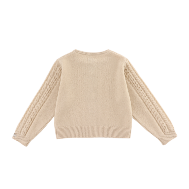 Donsje Amsterdam Danik Merino Wool Cardigan - Soft Sand
