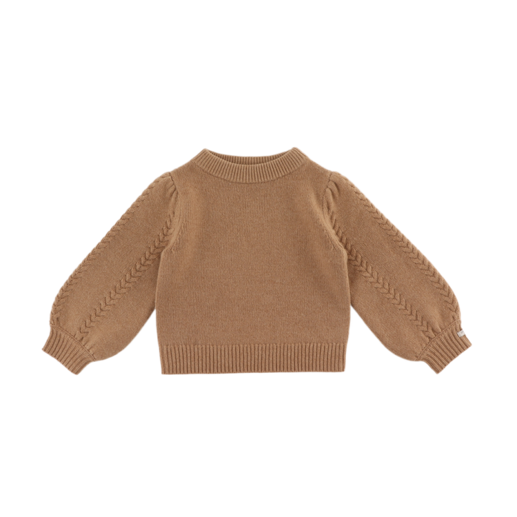 Donsje Amsterdam Kasine Merino Wool Sweater - Hazelnut