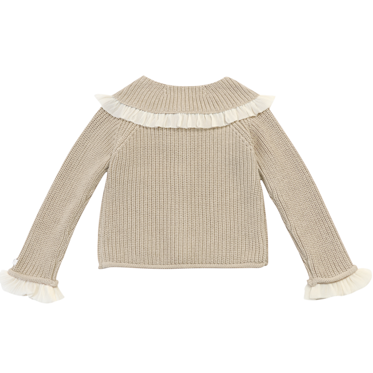 Donsje Amsterdam Zoila Cardigan - Oyster Grey