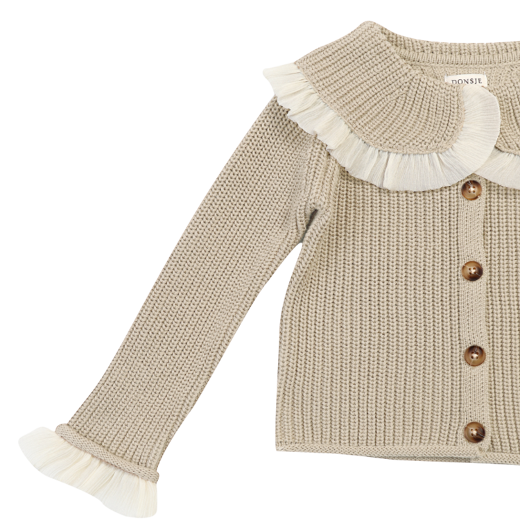 Donsje Amsterdam Zoila Cardigan - Oyster Grey
